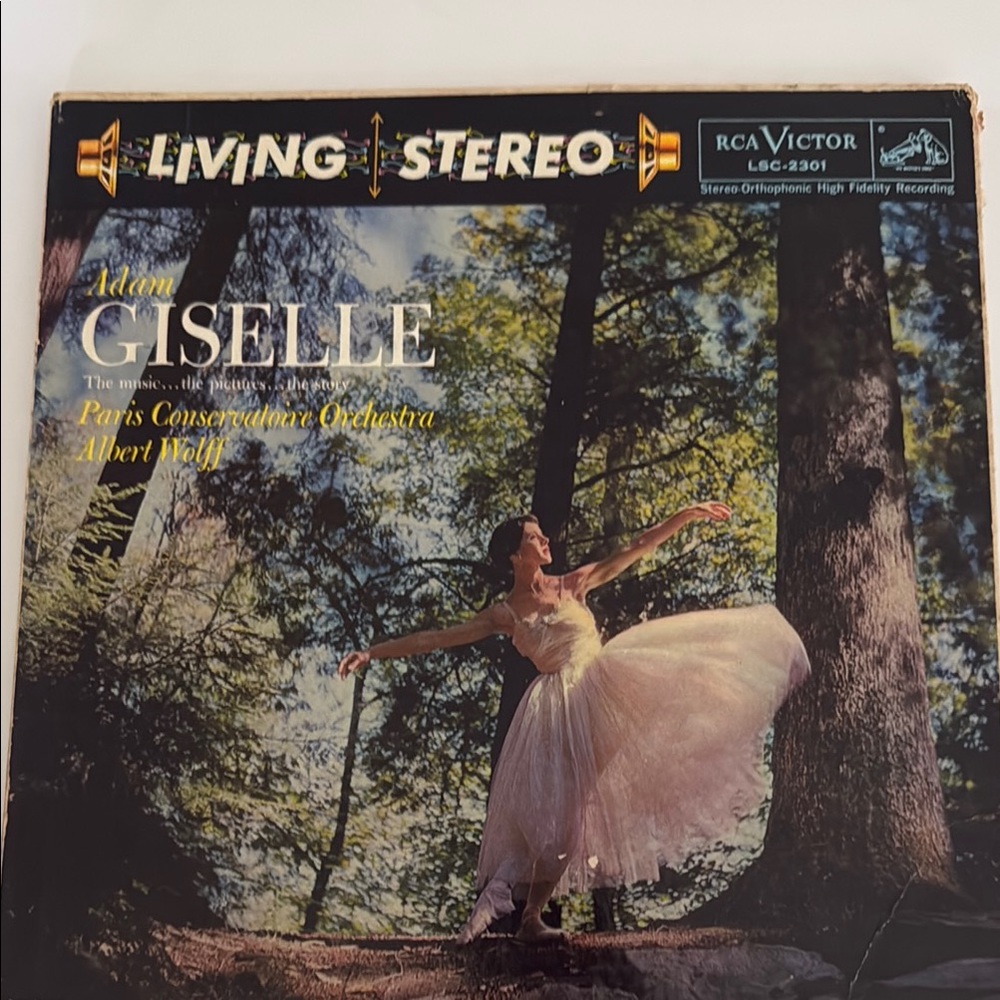 Ballet Vinyl Record Giselle vintage